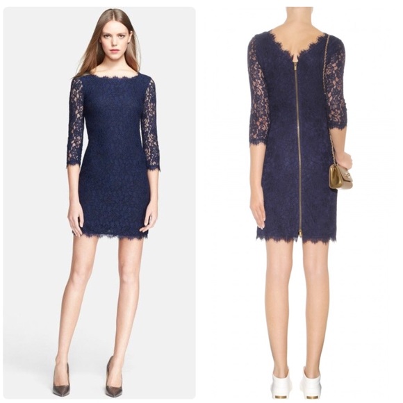 Diane Von Furstenberg Dresses & Skirts - NWT Diane Von Furstenberg Zarita Midnight Dress, 0